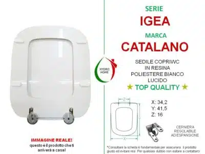 Copriwater Hydro Home Shui Cielo – Termoindurente Con Chiusura Ammortizzata, Bianco