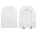 Copriwater Fiorile Sospeso Ideal Standard legno rivestito in resina poliestere bianco