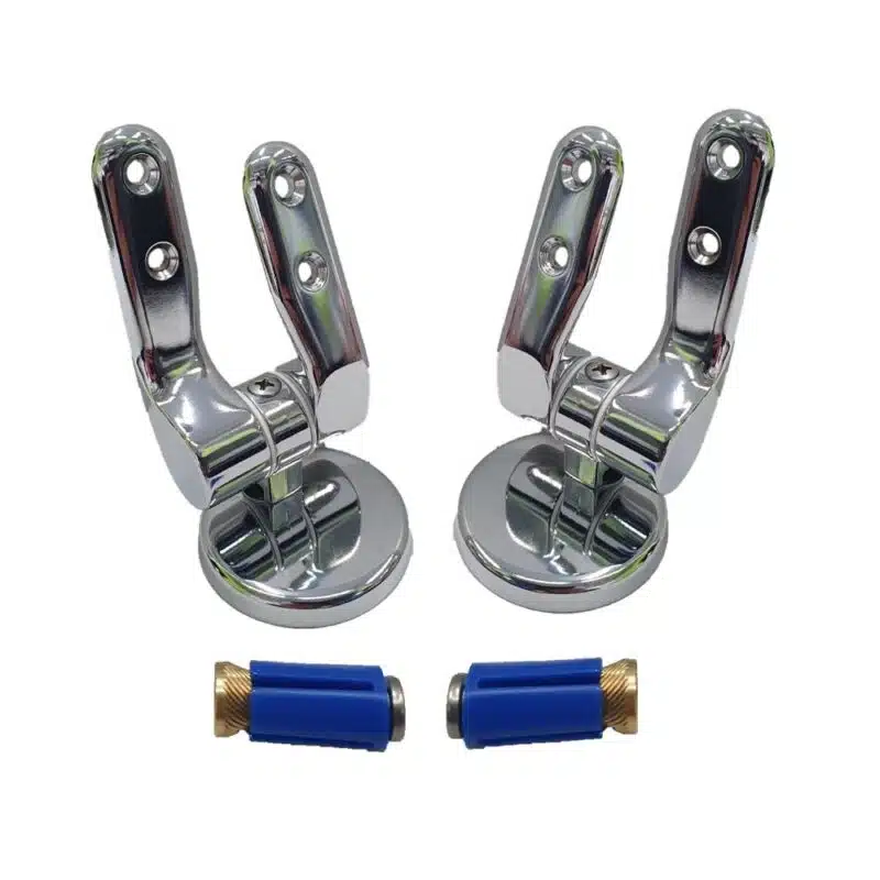 Cerniere Per Water Con Chiusura Soft Close - Fissaggio Dall'Alto Per Copriwater Termoindurente - Foto 2