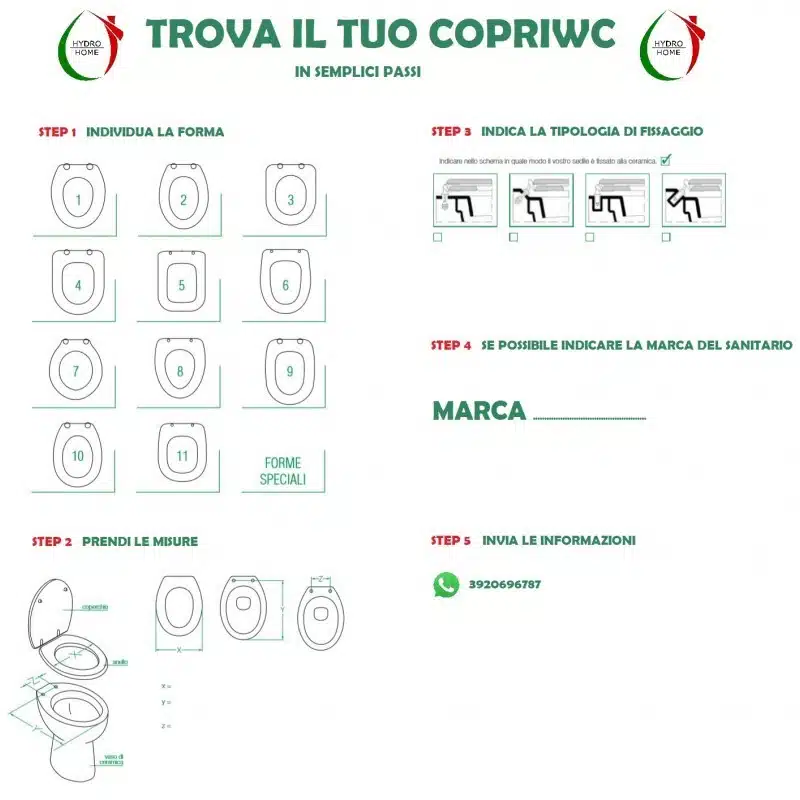 Copriwater Compatibile Con Ellade Hidra Legno Rivestito In Resina