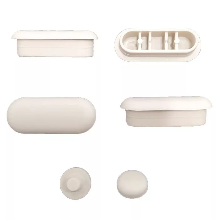 Kit paracolpi in gomma per copriwater termoindurente multi spessore h 4
