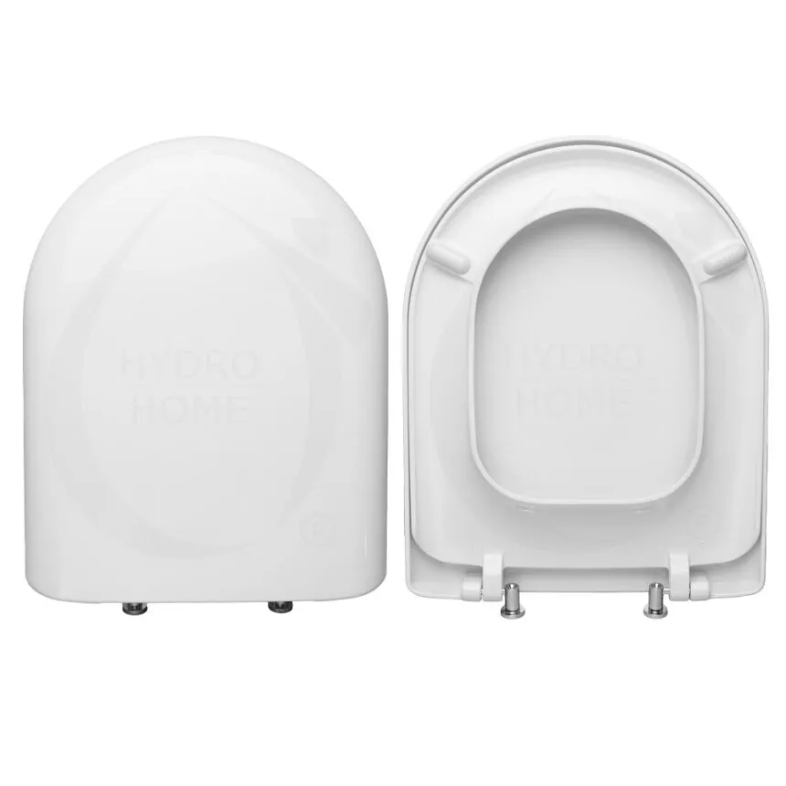 HYDRO HOME Copriwater Con Cerniere Regolabili, Compatibile Con Sanindusa Urb.y, Plastica Termoindurente Antibatterica, Bianco Made In Italy (Chiusura Classica) - 3
