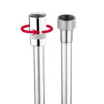 Flessibile per doccia Antitorsione con attacco conico da 1/2 pollice