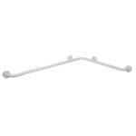 Maniglione Corrimano di sicurezza per disabili Bianco ad angolo