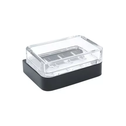 Porta Sapone Nero Biadesivo Linea Mod. 25