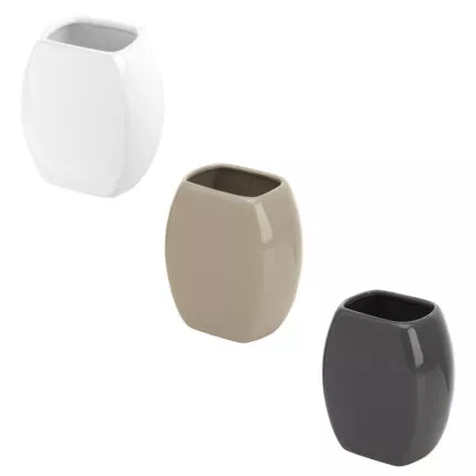 Porta Spazzolino in ceramica Linea Parigi Multicolore