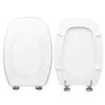 Copriwater Gran Sasso Hatria legno rivestito in resina poliestere bianco