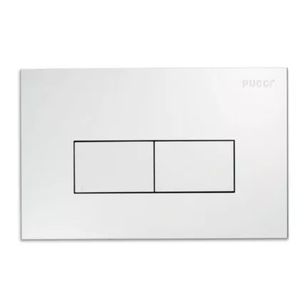 Placca per cassetta incasso Pucci Eco Due pulsanti Linea Mod. 2014 80130560