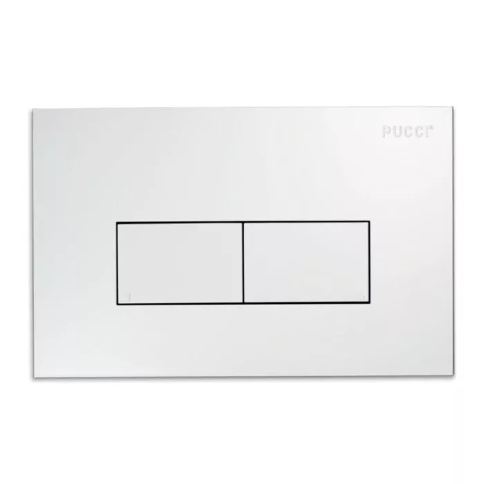 Placca per cassetta incasso Pucci Eco Due pulsanti Linea Mod. 2014 80130560