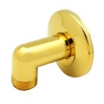 Presa Acqua doccia con rosone dorata