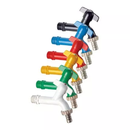 Rubinetto Portagomma in resina termoplastica Colore a scelta