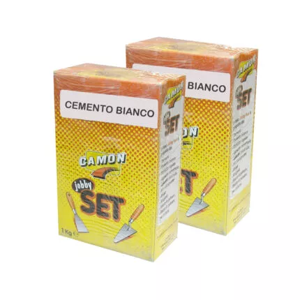 Cemento bianco 2 confezioni da 1 Kg