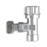 Rubinetto a squadro per cassetta esterna