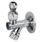 Rubinetto sottolavabo a vitone con filtro e snodo