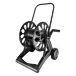 Carrello avvolgitubo con spalla e rullo