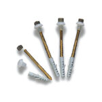 Fissa sanitari WC e Bidet kit 4 pezzi