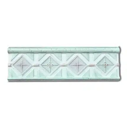 Listello in ceramica Polin Verde 6x20 cm