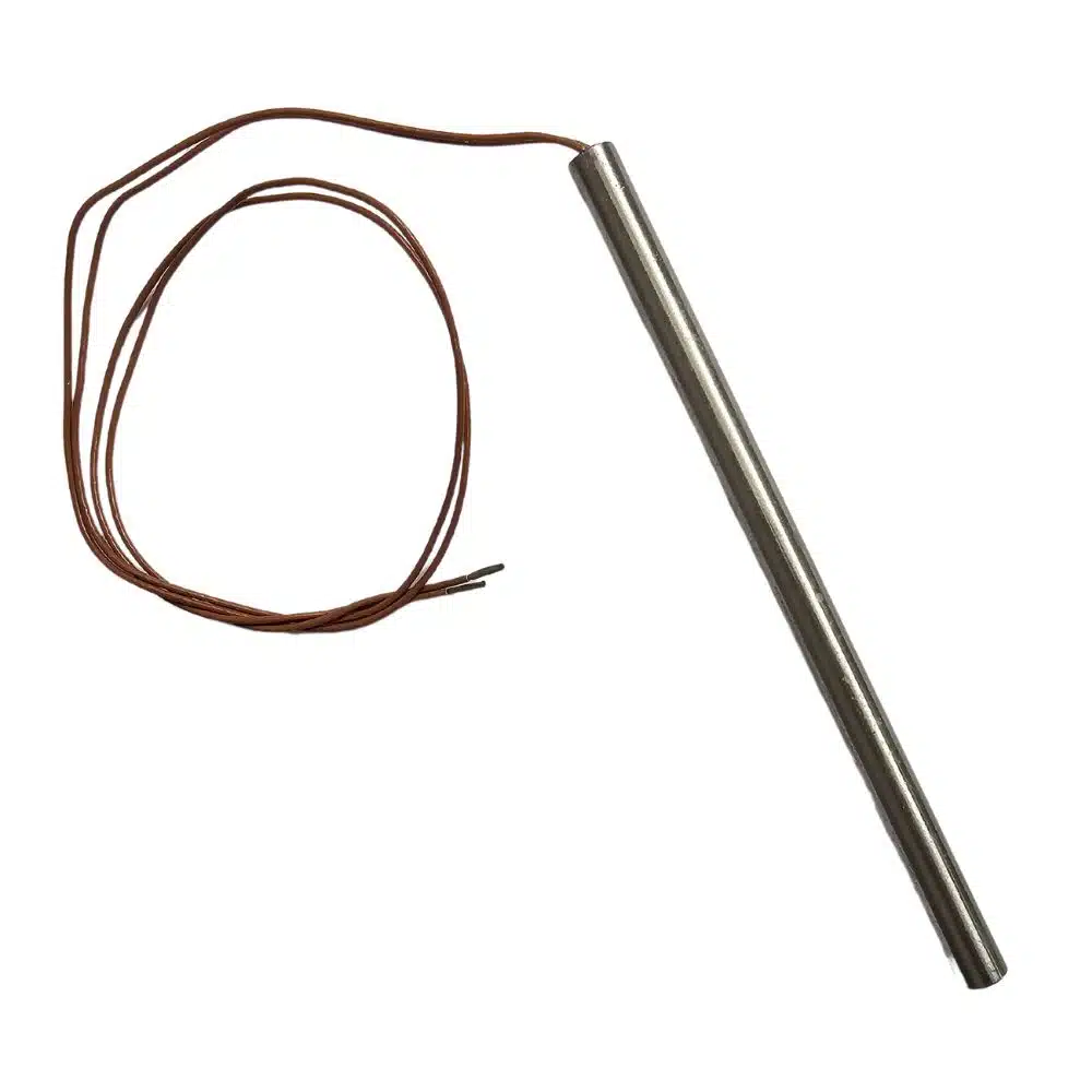 Componenti Stufe Pellet 350W Candeletta Accensione Stufe A Pellet Con Flangia 160 Mm Diam. 12,5 Mm - Ecotek S Ricambio Candeletta Ans 1027