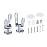 Cerniere Super Universali regolabili con asola viti per copriwater in legno