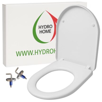 Copriwater HH375 fissaggio dall'alto compatibile con vari modelli termoindurente bianco