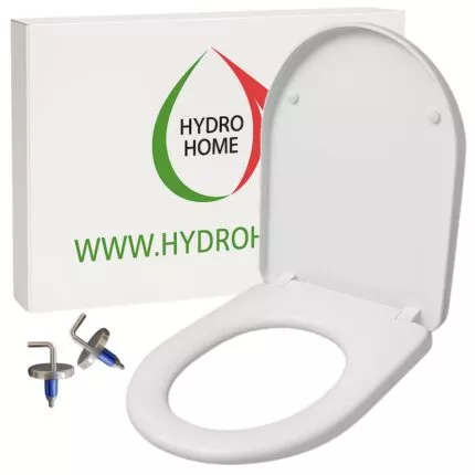 Copriwater HH375 fissaggio dall'alto compatibile con vari modelli termoindurente bianco