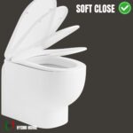Copriwater 500 Pozzi Ginori Soft Close e Sgancio Rapido termoindurente bianco come originale - immagine 3