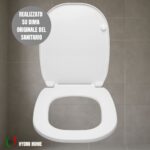 Copriwater 500 Pozzi Ginori Soft Close e Sgancio Rapido termoindurente bianco come originale - immagine 5