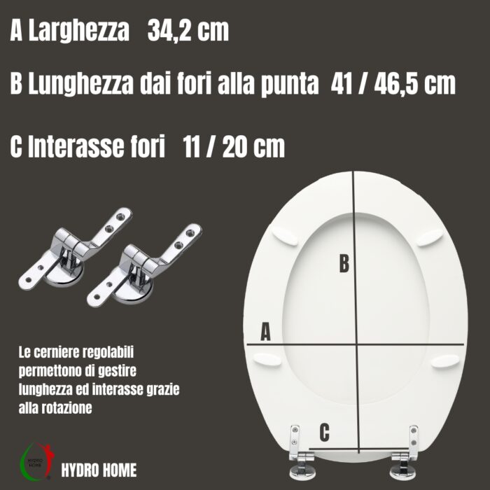 Copriwater Ellisse Ideal Standard legno verniciato Bianco EUR economico - immagine 2