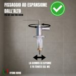 Copriwater Ydra Pozzi Ginori termoindurente bianco come originale - immagine 3