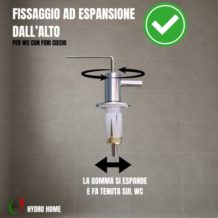 Copriwater Ydra Pozzi Ginori termoindurente bianco come originale - immagine 3