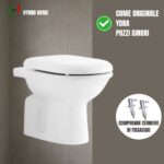 Copriwater Ydra Pozzi Ginori termoindurente bianco come originale - immagine 4