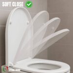 Copriwater Marylin Hatria Soft Close termoindurente bianco come originale - immagine 4
