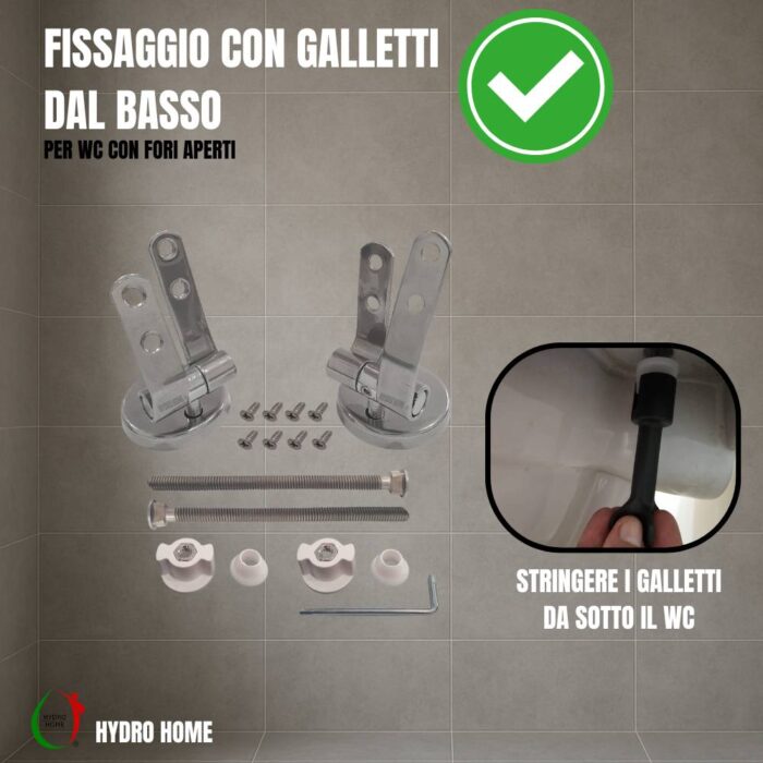 Copriwater Tesi Ideal Standard legno rivestito in resina poliestere Champagne - immagine 4
