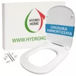 Copriwater Gemma 2 Dolomite termoindurente bianco Sgancio Rapido - immagine 2
