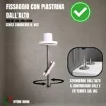 Copriwater Gemma 2 Dolomite termoindurente bianco Sgancio Rapido - immagine 4