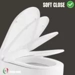 Copriwater Gemma 2 Dolomite termoindurente bianco Sgancio Rapido - immagine 6