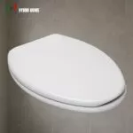 Copriwater a Punta HH034 fissaggio dal basso compatibile con vari modelli termoindurente bianco - immagine 5
