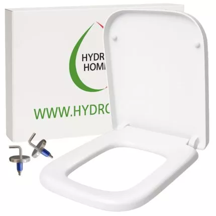 Copriwater Aliseo Nero Ceramica termoindurente bianco