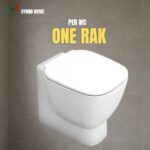 Copriwater One Rak termoindurente bianco Originale Soft Close Sgancio Rapido - immagine 5