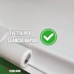 Copriwater One Rak termoindurente bianco Originale Soft Close Sgancio Rapido - immagine 7