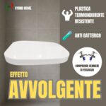 Copriwater One Rak termoindurente bianco Originale - immagine 4