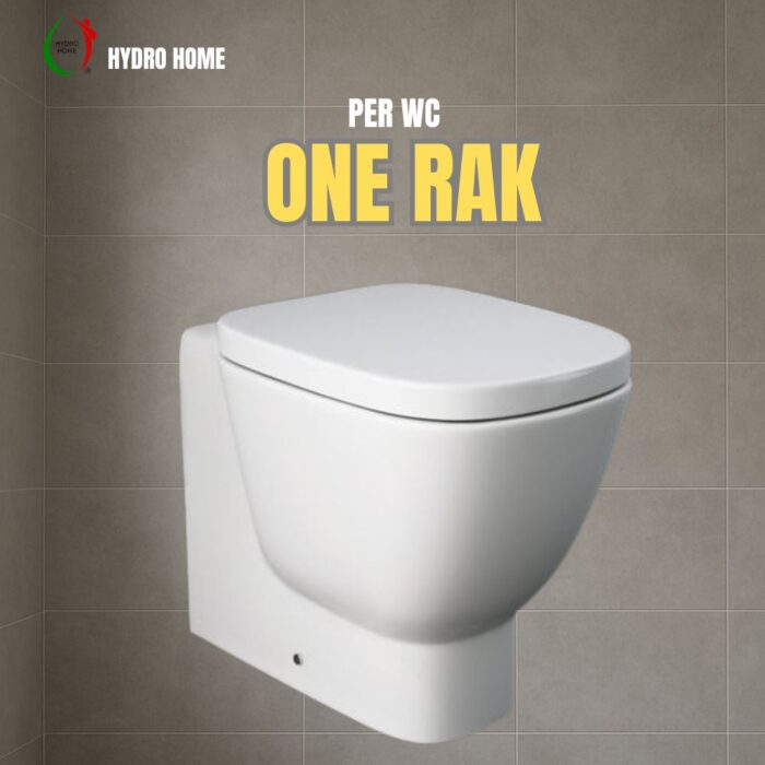 Copriwater One Rak termoindurente bianco Originale - immagine 5