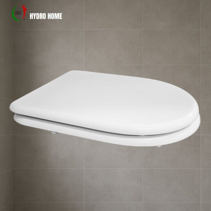 Copriwater Alpina Dolomite legno rivestito in resina poliestere Bianco - immagine 5