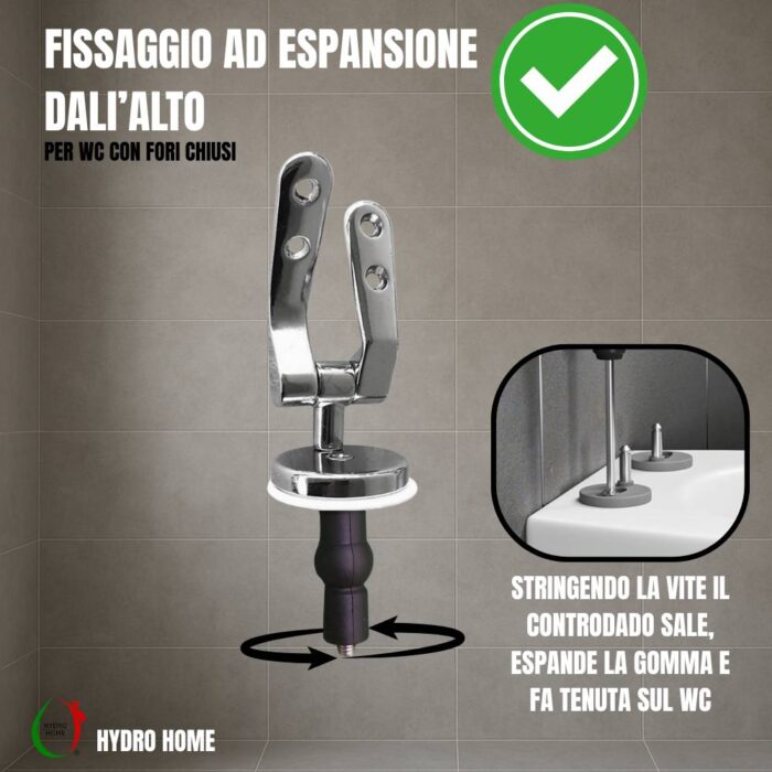 Copriwater Rio Dolomite legno verniciato Bianco economico - immagine 3