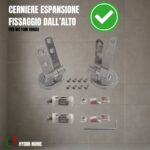 Copriwater compatibile Clodia Dolomite legno rivestito resina poliestere bianco - immagine 3