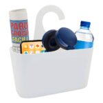 Kit Copriwater HH375 fissaggio dall'alto compatibile con vari modelli termoindurente bianco + Cestino Portaoggetti Bianco - immagine 7
