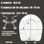 Copriwater Arianna Globo termoindurente bianco - immagine 2