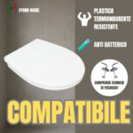 Copriwater Arianna Globo termoindurente bianco - immagine 4