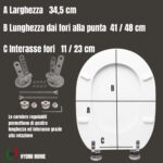 Copriwater Linda Ideal Standard legno rivestito in resina poliestere bianco - immagine 2
