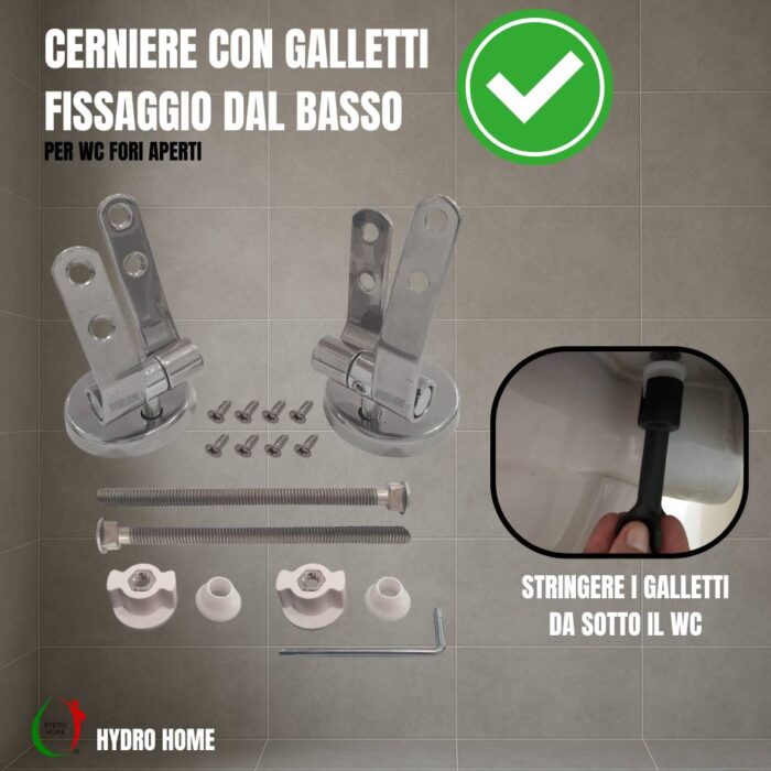 Copriwater Linda Ideal Standard legno rivestito in resina poliestere bianco - immagine 3